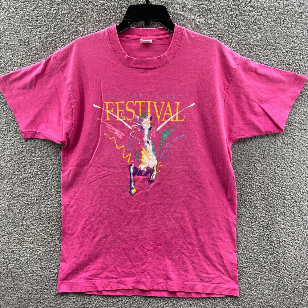 Vintage Kentucky Derby 1996 Shirt Mens Single Stitch USA 90’s Extra Large XL